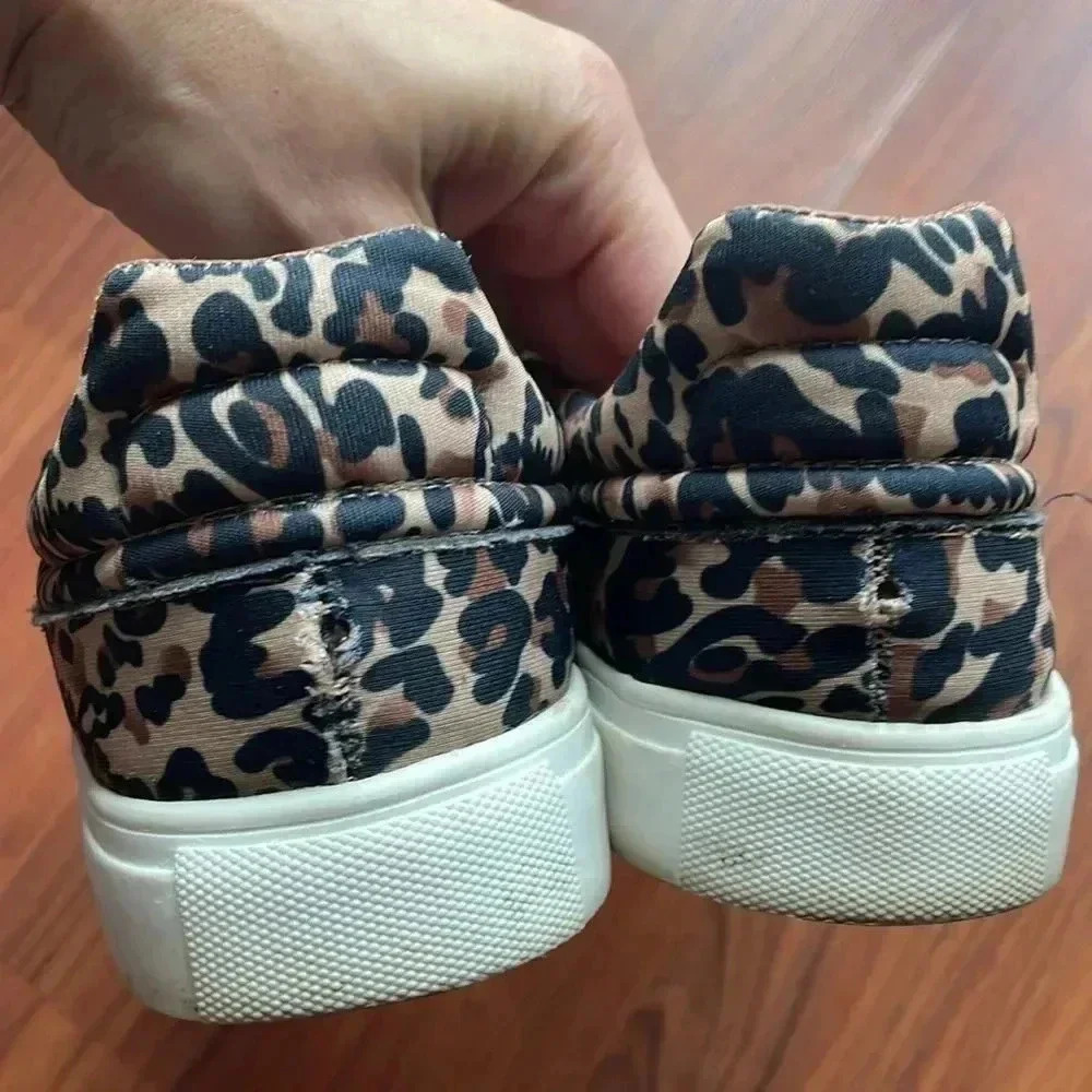 Steve Madden Symba Leopard Slip on Size 9 - Picture 3 of 5